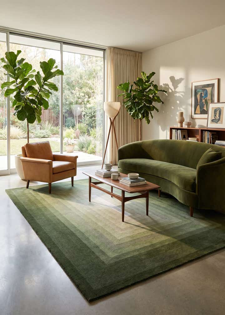 9' x 12' Ombre Wool Rug