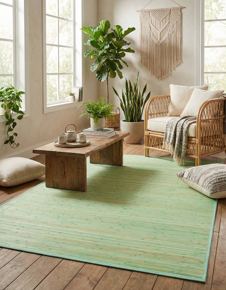 Detail image of 6' x 9' Bamboo Rug