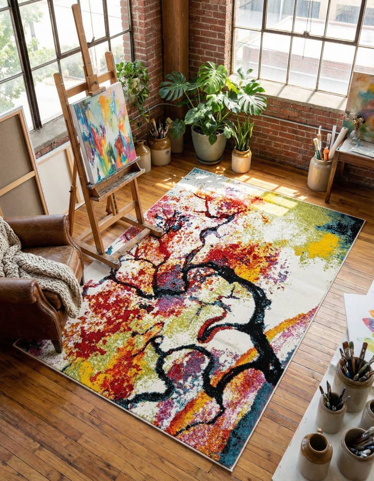 Detail image of 4' x 6' Tuscany Rug