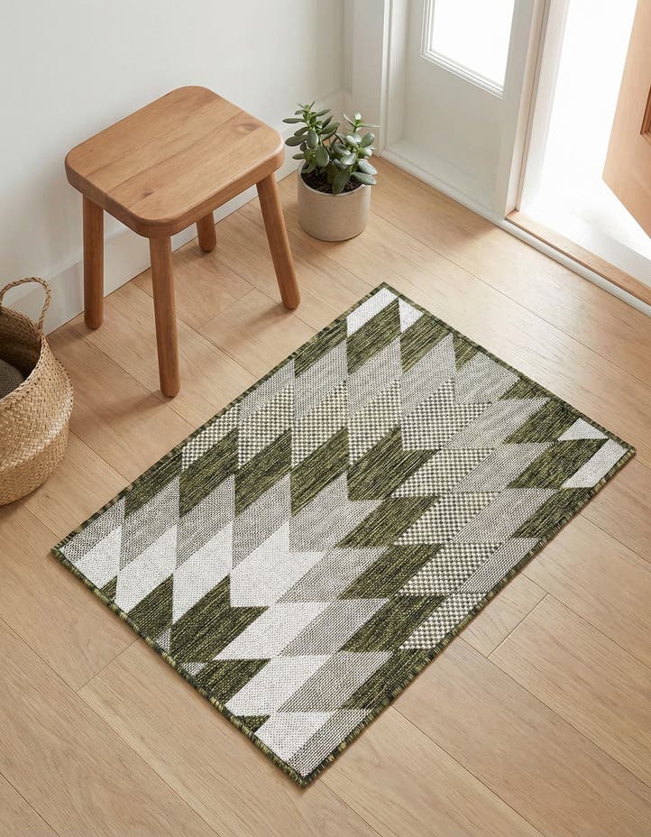 2' x 3' Easy-Clean Modern Indoor / Outdoor...