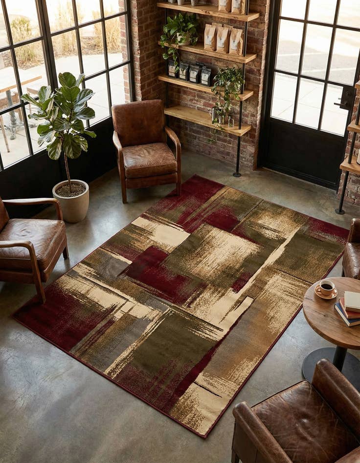 Detail image of 4' x 6' Coffee Shop Rug