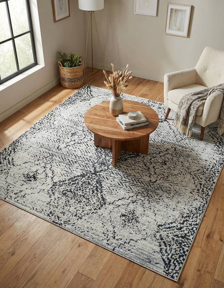 Detail image of 7' 10 x 7' 10 Kamala Washable Square Rug