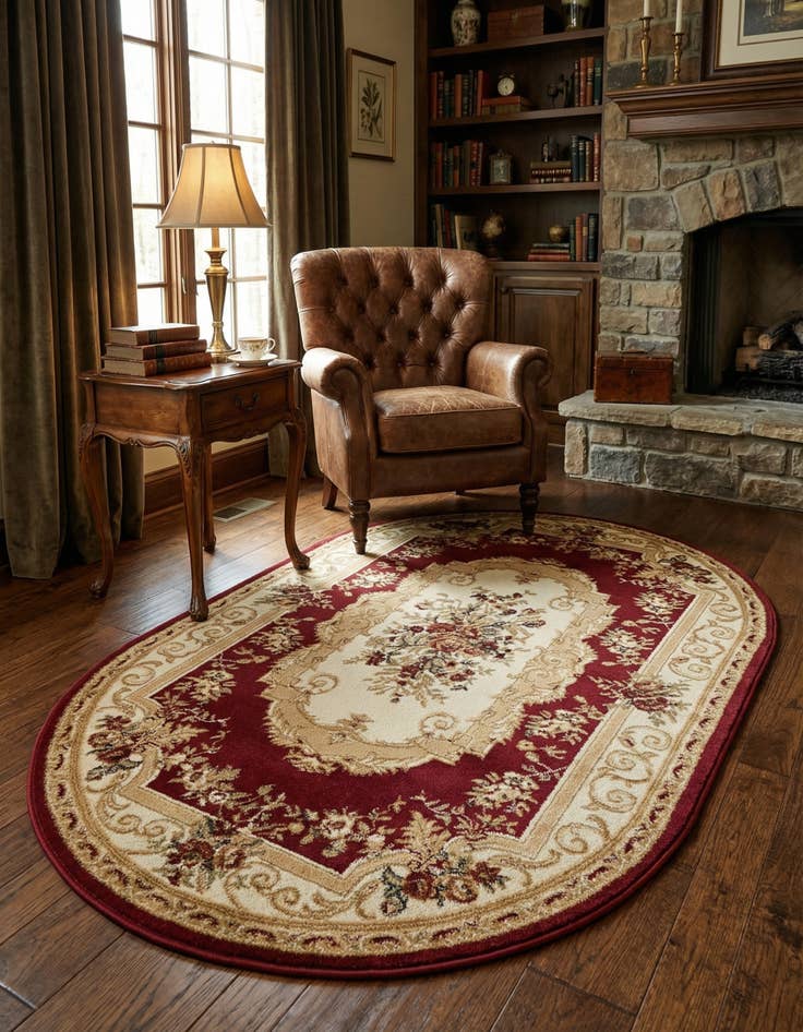 Detail image of 4' x 6' Chateau Oval Rug