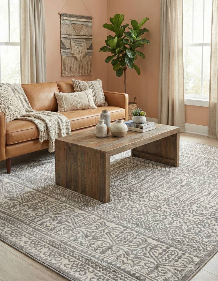 Detail image of Jill Zarin 7' 10 x 10' Uptown Cloisters Rug