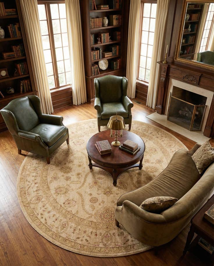 Detail image of 8' x 8' Kensington Round Rug