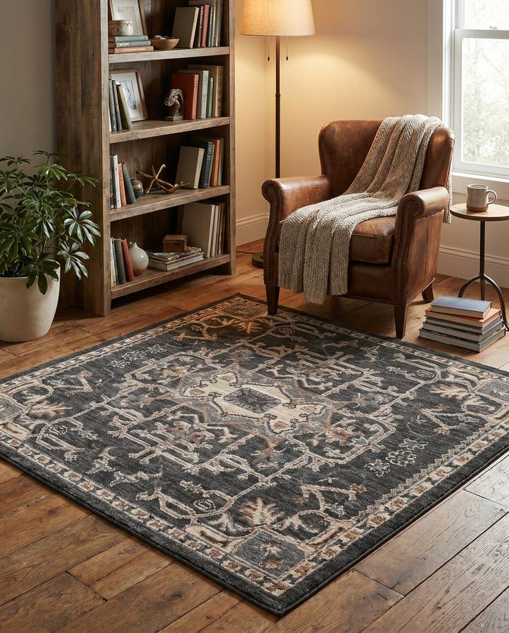 Detail image of 5' x 5' Grand Tradition Rug