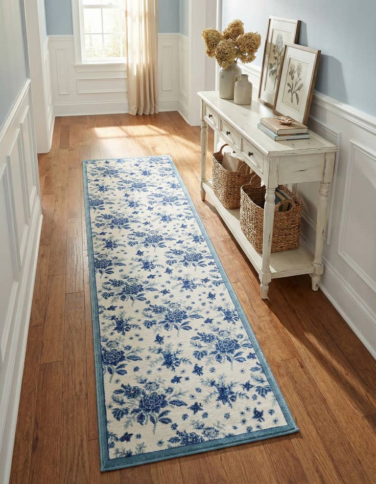 Detail image of 2' 7 x 10' Blossom Runner Rug