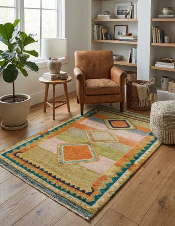 2' 8 x 4' Hand Woven Balouch Wool Rug