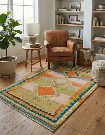 2' 8 x 4' Hand Woven Balouch Wool Rug