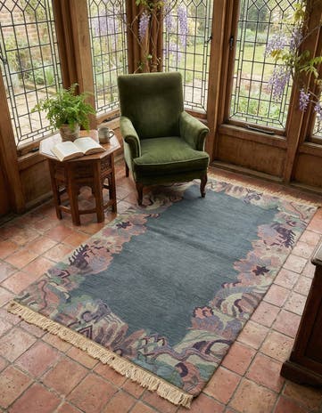 3' 3 x 5' 4 Hand Knotted Nepal Wool Rug