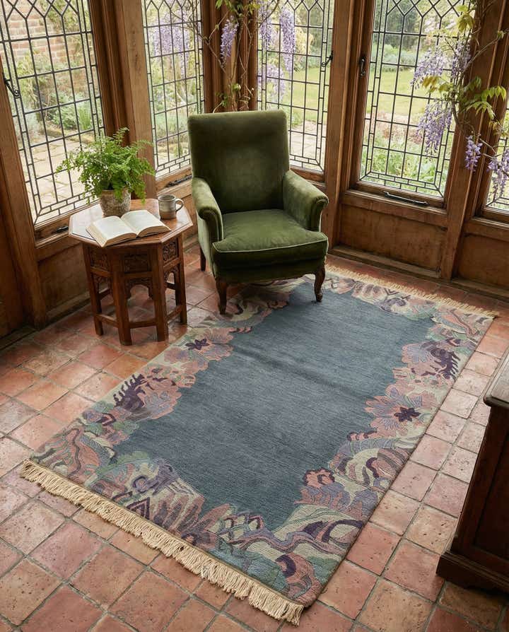 3' 3 x 5' 4 Hand Knotted Nepal Wool Rug
