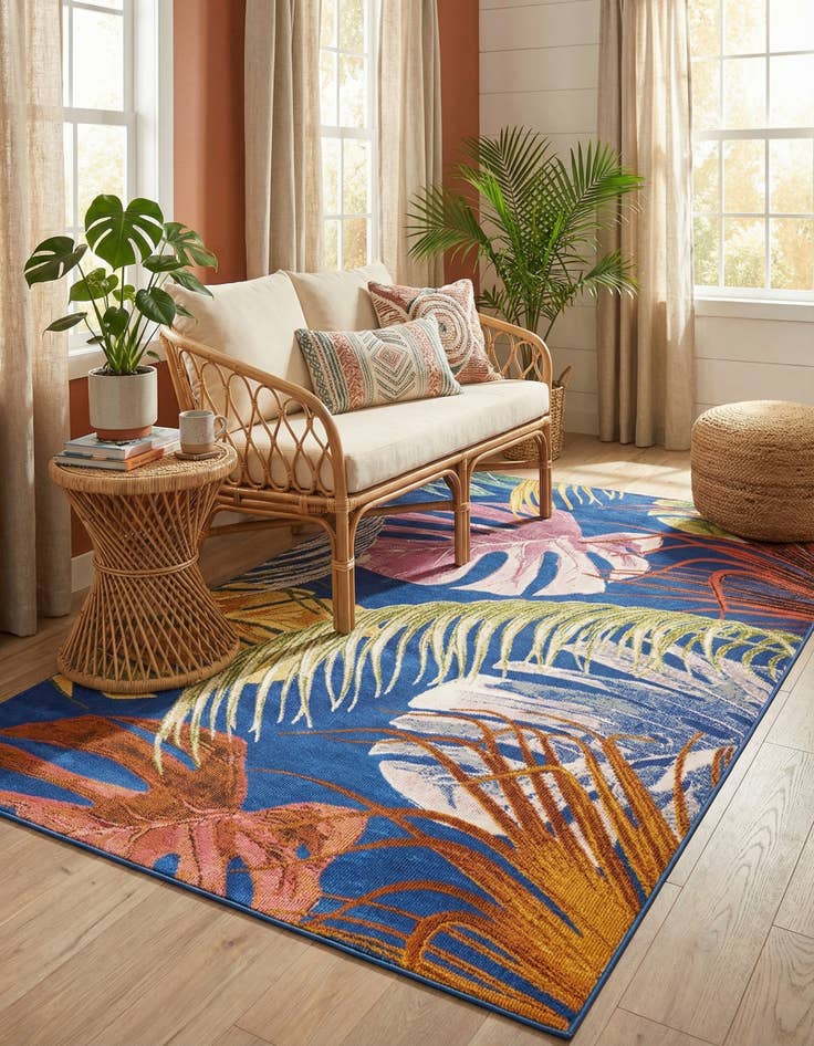 Detail image of 5' 3 x 7' 10 Blossom Rug