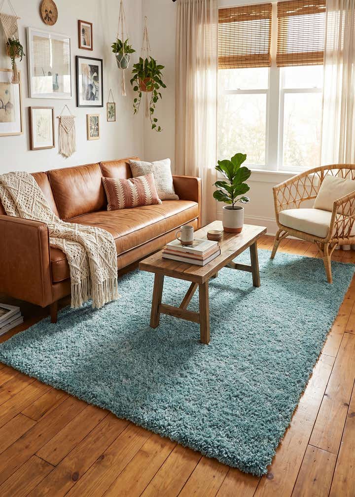 5' 3 x 8' Zermatt Shag Rug