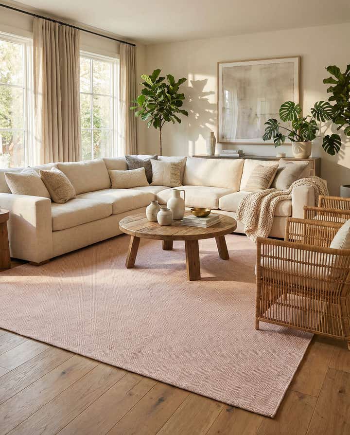 10' x 14' 1 Hand Woven Geo Trellis Flatweave Rug