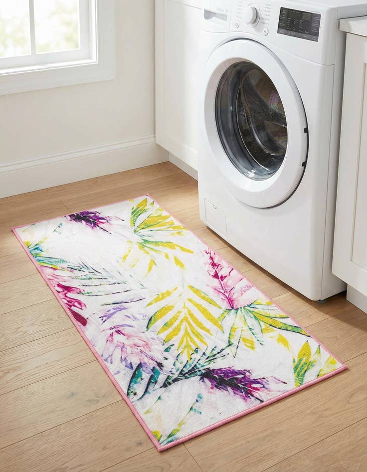Detail image of 2' x 3' 11 Easy-Clean Jill Zarin Caribbean Indoor / Outdoor Runner Rug