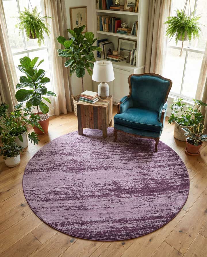 7' 10 x 7' 10 Angelica Round Rug