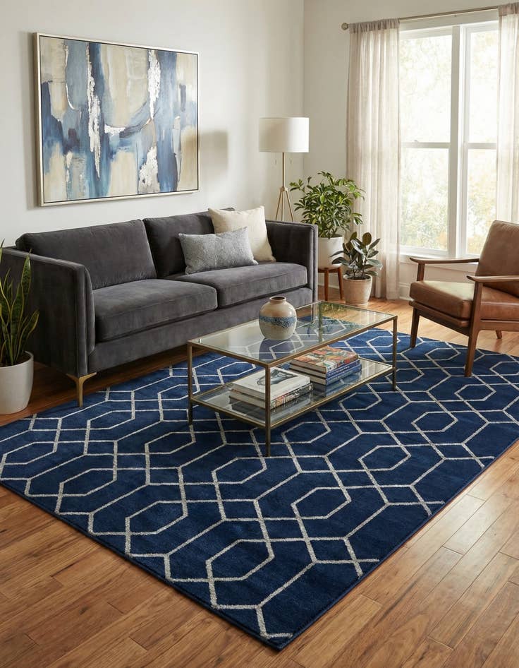 Detail image of 6' x 9' Marilyn Monroe&trade; Glam Trellis Rug