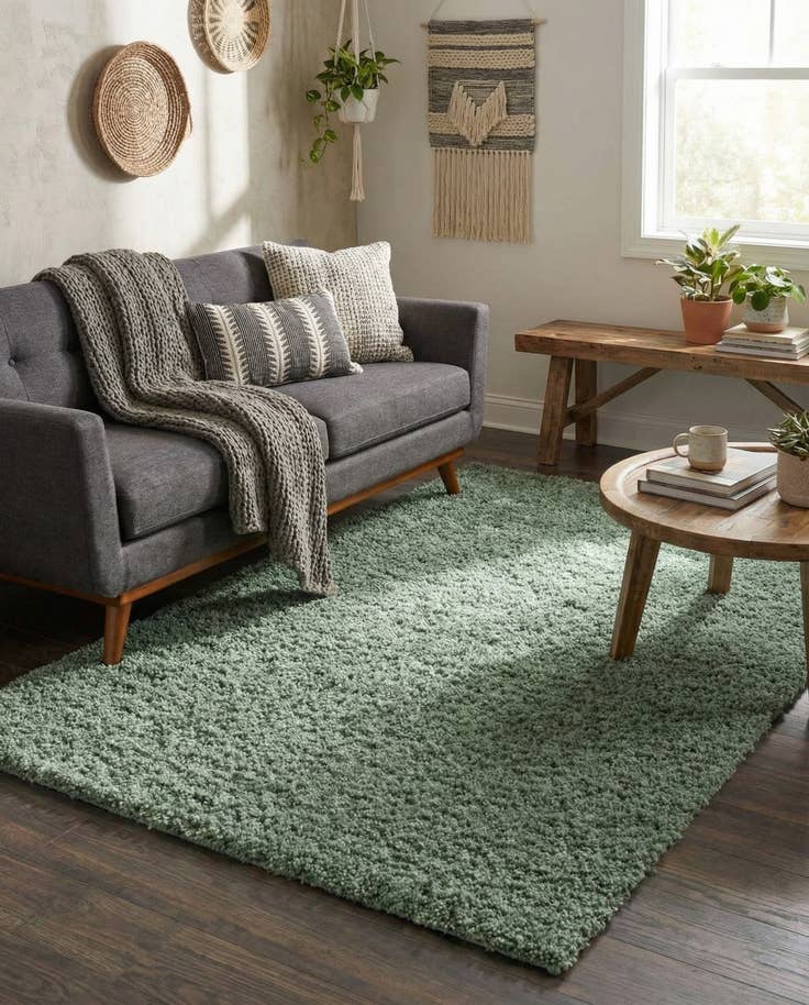 Detail image of 5' 3 x 8' Zermatt Shag Rug