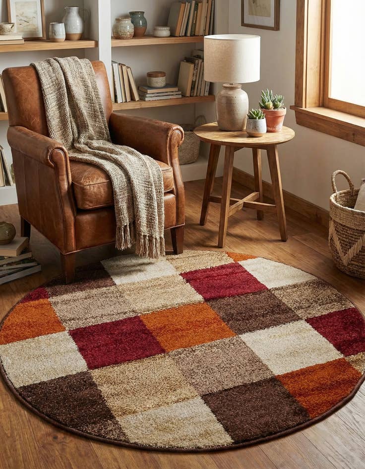 Detail image of 3' 3 x 3' 3 Harvest Round Rug