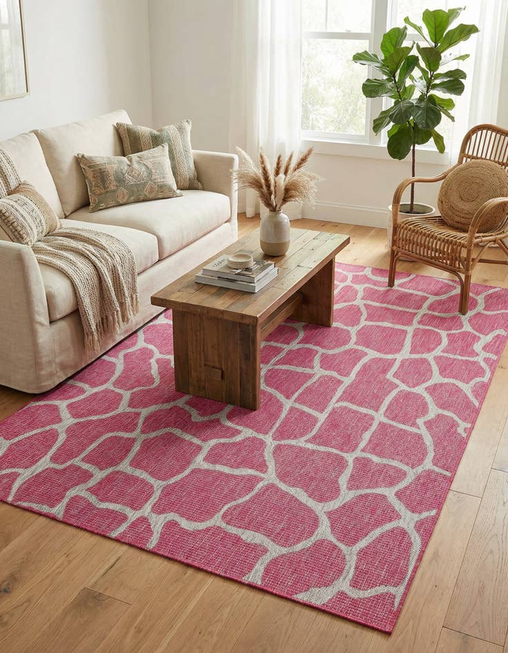 Detail image of 5' 3 x 8' Washable Safari Indoor / Outdoor Rug