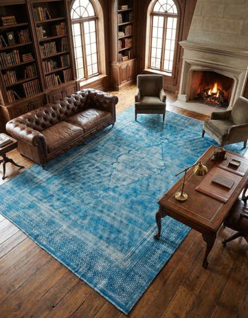 9' 5 x 14' 7 Vintage Royal Wool Rug