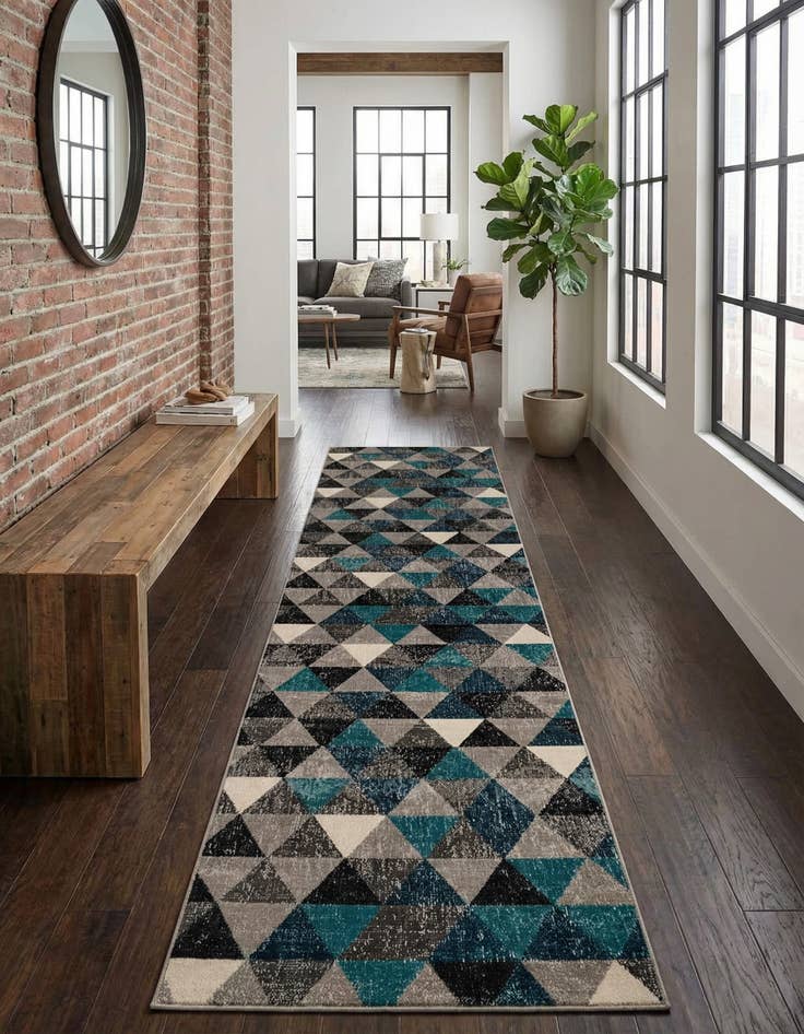 Detail image of 2' 7 x 10' Valencia Runner Rug