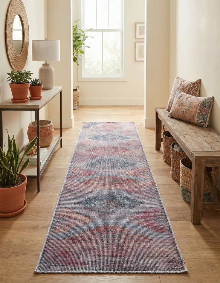 Detail image of 2' x 10'  Washable Sisu Runner Rug