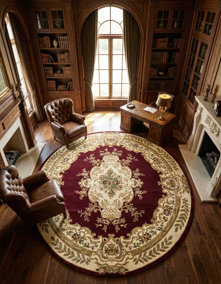 Detail image of 13' x 13' Chateau Round Rug