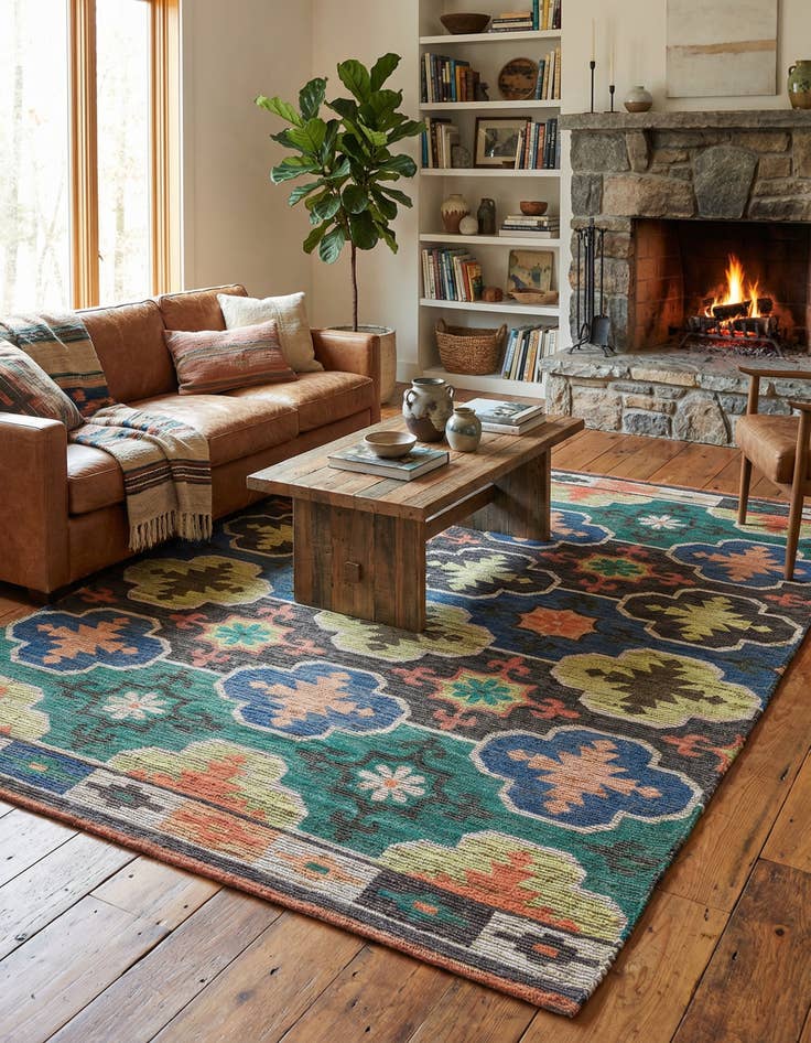 Detail image of 9' x 12' Chenille Jute Rug