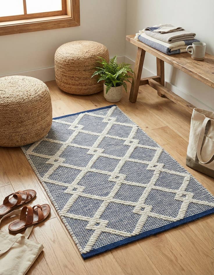 Detail image of 2' 2 x 3' 1  Hand Knotted Jill Zarin Dorset Rug