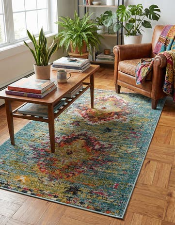 3' 3 x 5' 3 Washable Carnevale Rug
