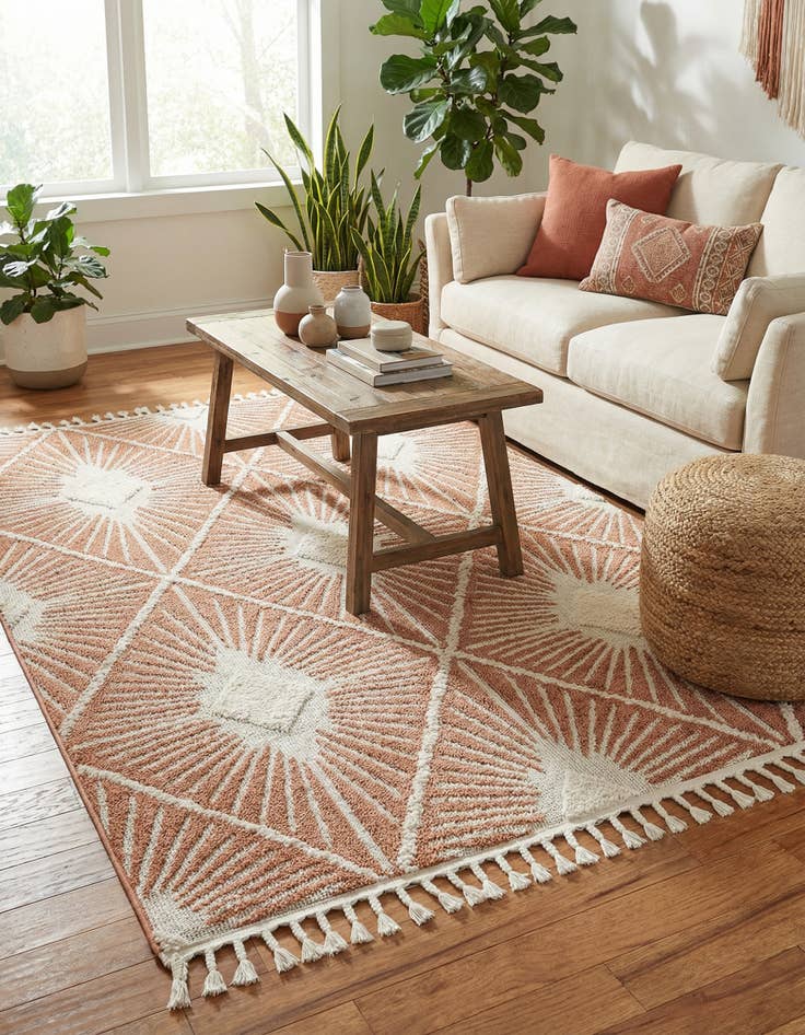 Detail image of  5' 3 x 8' Boho Rug