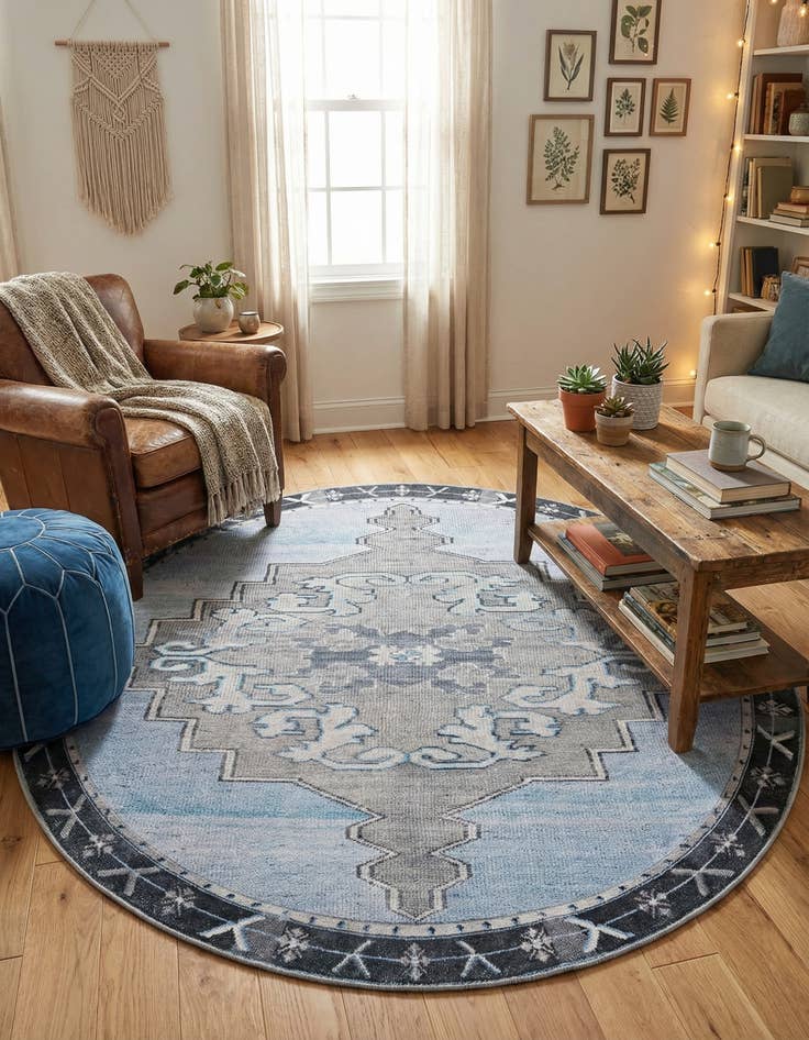 Detail image of 5' x 5' Timeless Round Rug