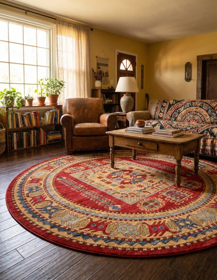 Detail image of  8' x 8' Sara Round Rug