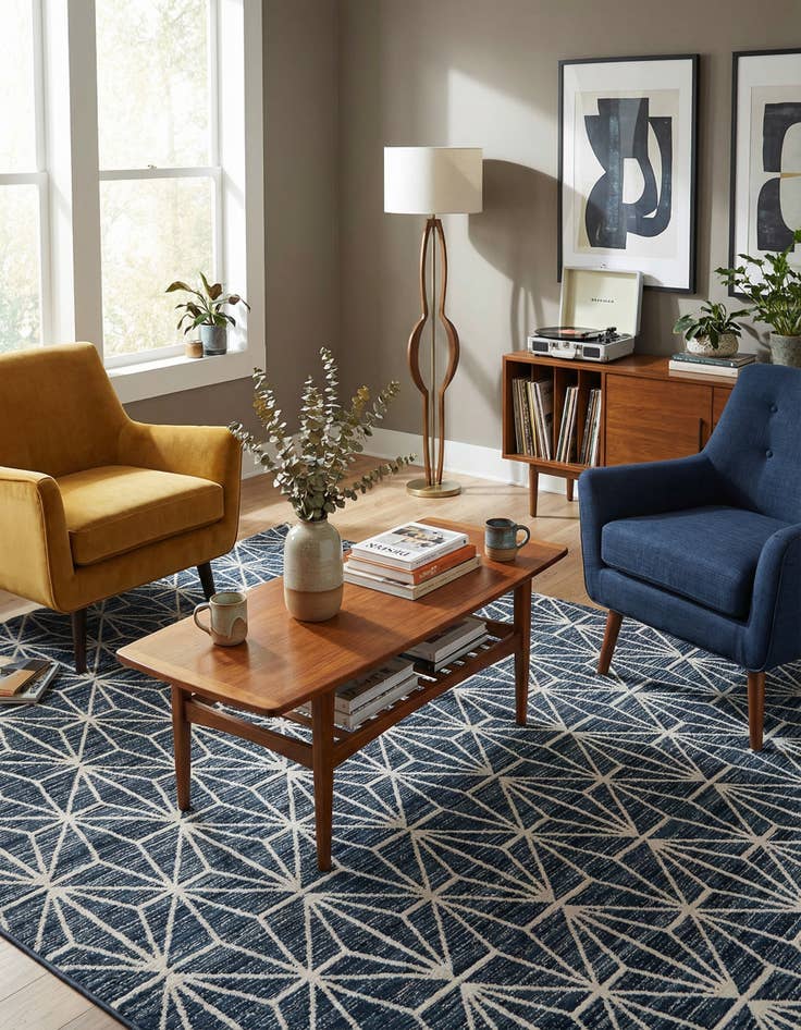 Detail image of Jill Zarin 5' x 8' Uptown Fifth Avenue Rug