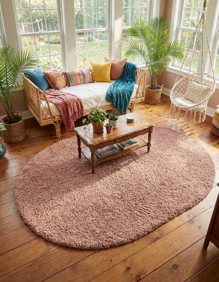 Detail image of 8' x 10' Everyday Shag Oval Rug