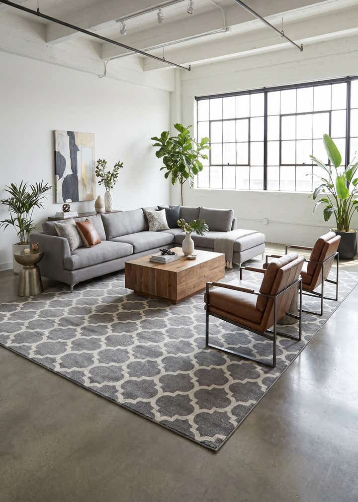 10' 8 x 16' 5 Trellis Rug