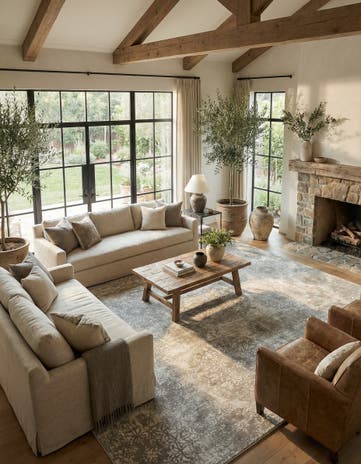Light Gray Monaco Square Rug
