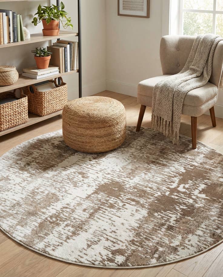Detail image of 5' 3 x 5' 3 Laguna Round Rug