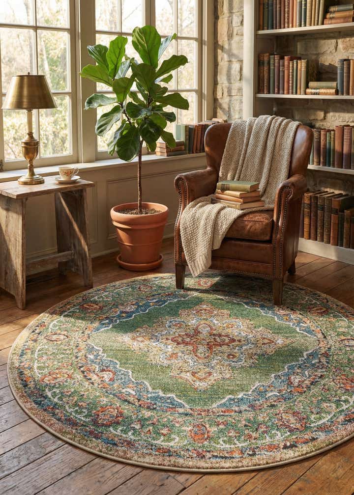 5' x 5' Isabella Round Rug