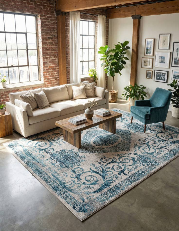 Detail image of 9' x 12' Finsbury Rug