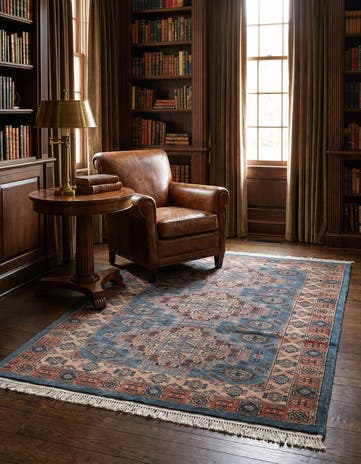4' 2 x 6' 1 Hand Knotted Kazak Oriental Wool Rug