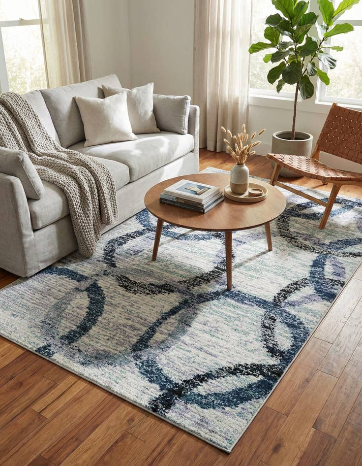 Detail image of 6' 1 x 9' Tucson Rug