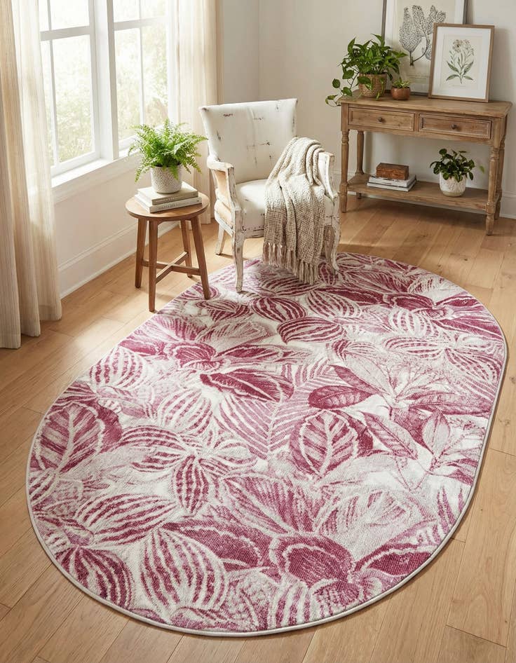 Detail image of 4' x 6' Blossom Oval Rug