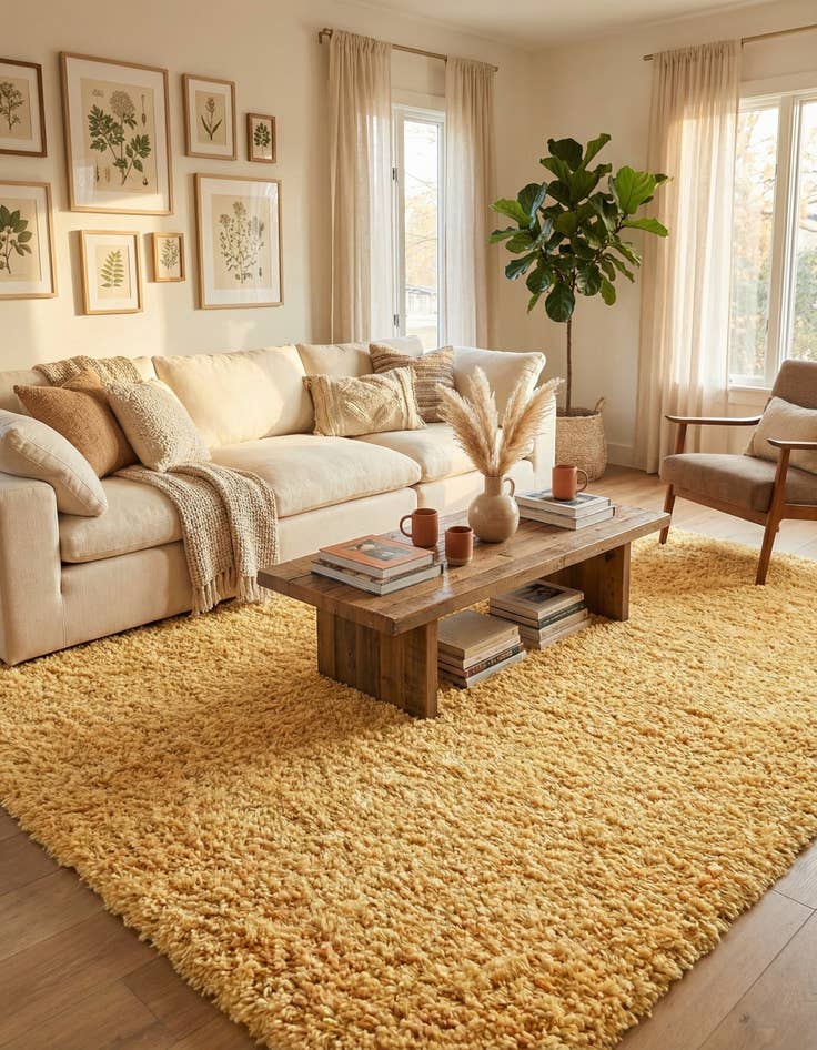 Detail image of 7' 10 x 10' Zermatt Shag Rug