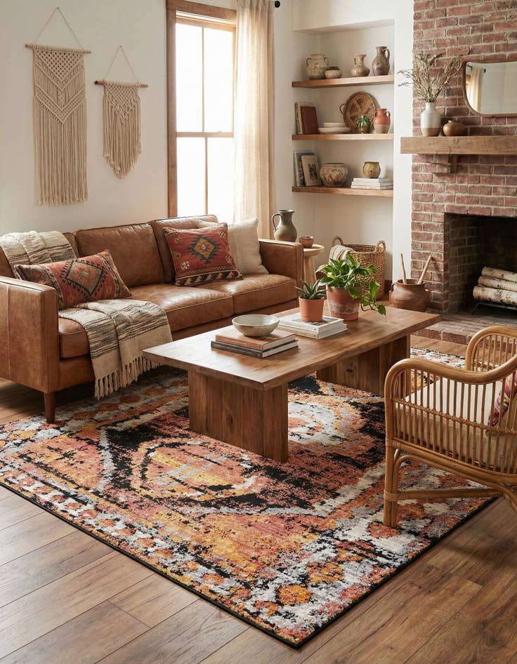 Detail image of  7' 10 x 10' Tagine Rug