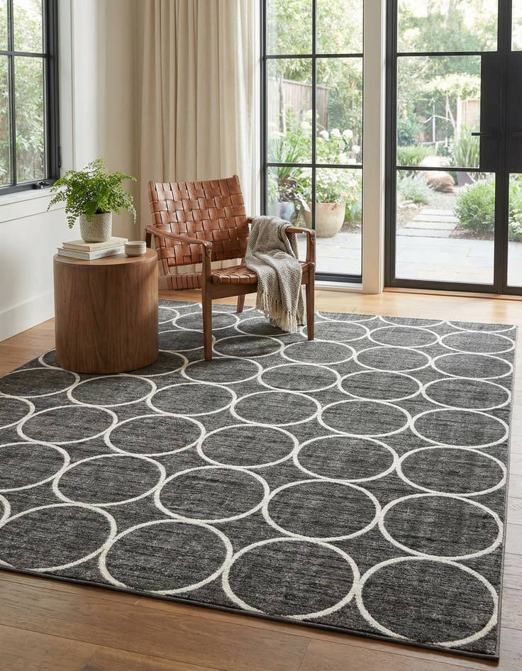 Detail image of 10' x 13' Lattice Trellis Rug
