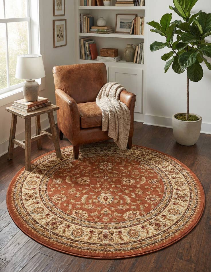 Detail image of 6' x 6' Aditi Round Rug