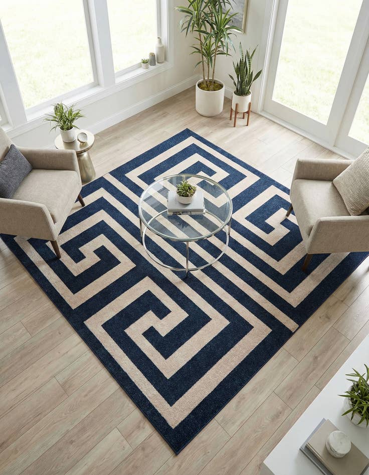 Detail image of 7' 10 x 7' 10 Hera Square Rug