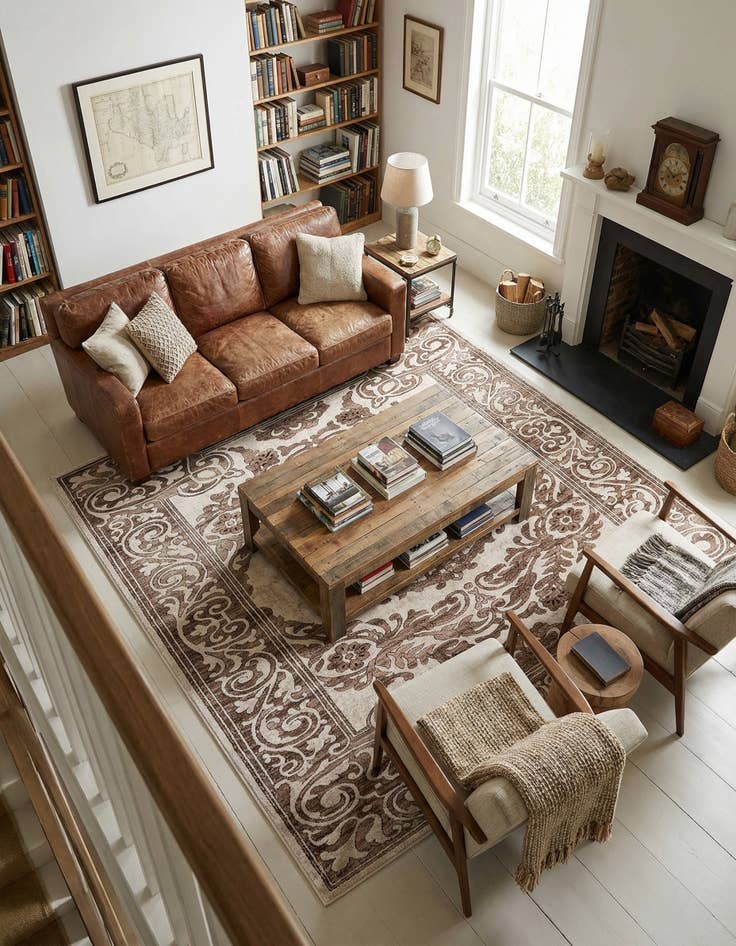 Detail image of  7' x 10' Hermitage Rug